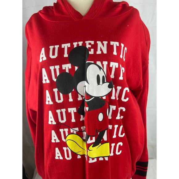 Women’s Disney Mickey Mouse Graphic Long Sleeve Pullover Hoodie Size XXL NWT - Picture 3 of 4